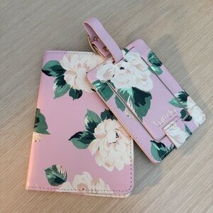 ban.do Pink and Green Floral Travel Set